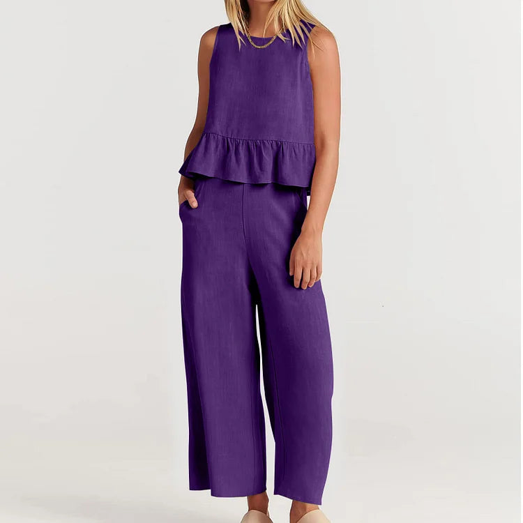 Vrouwelijke Tweedelige Set Kleding Collectie