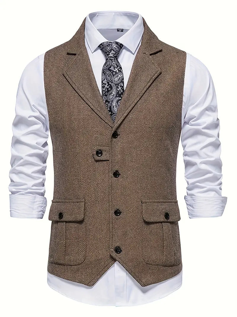 Blazer voor Heren Herringbone Stijl Niklas - Mode Vibes