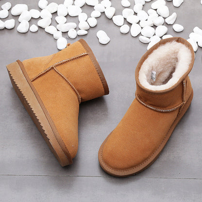Dames Winterboots Fleece Gevoerd Warm en Waterdicht