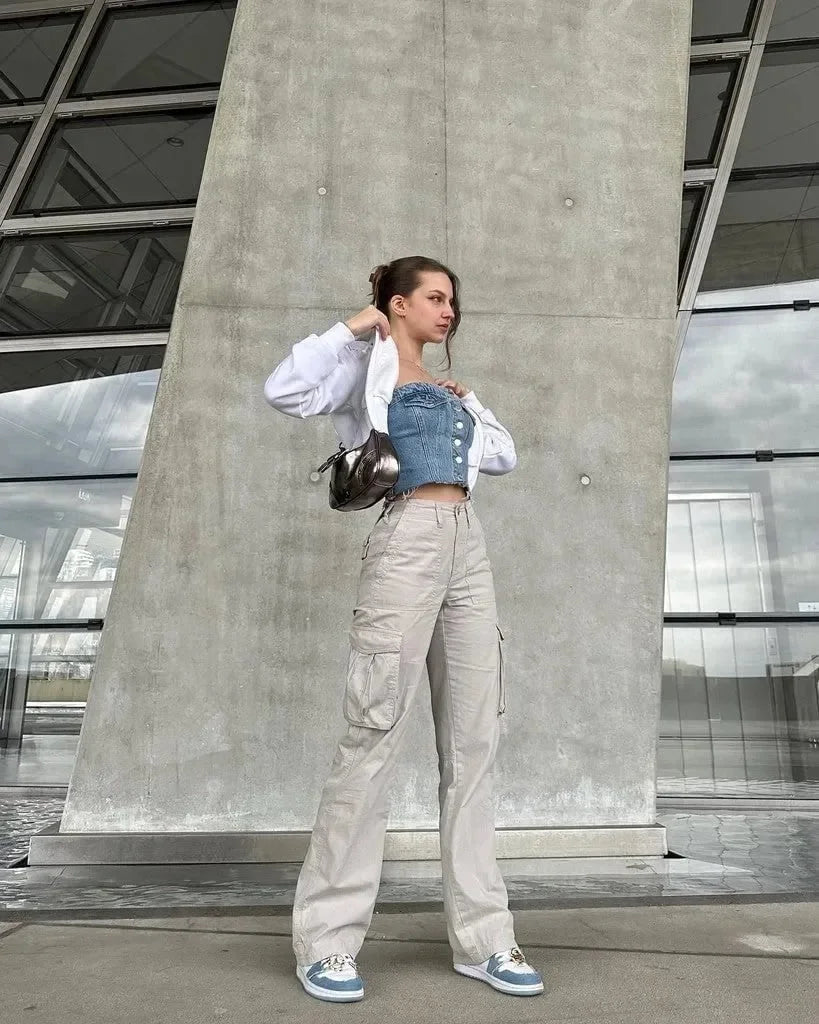 Cargo Broek Verstelbaar met Cargozakken voor Mannen - Mode Vibes