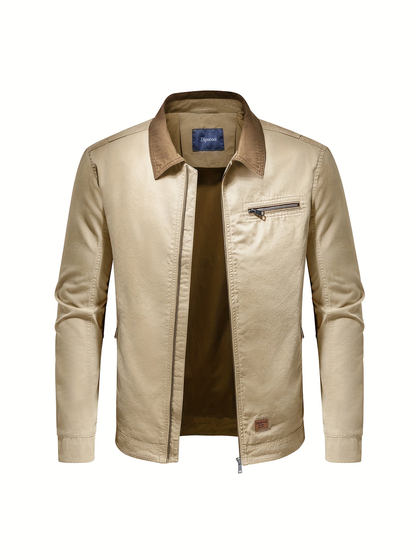 Mannen Casual Jas Met Stijlvolle Kraag - Mode Vibes