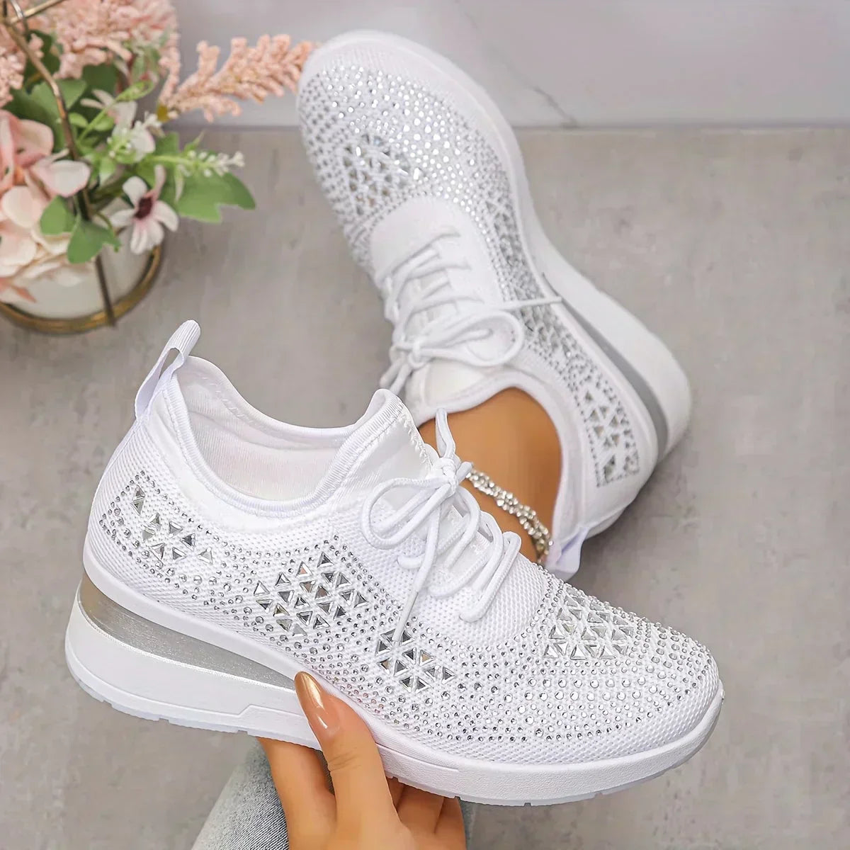 Dames Comfortabele Sneakers Uitneembare Binnenzool