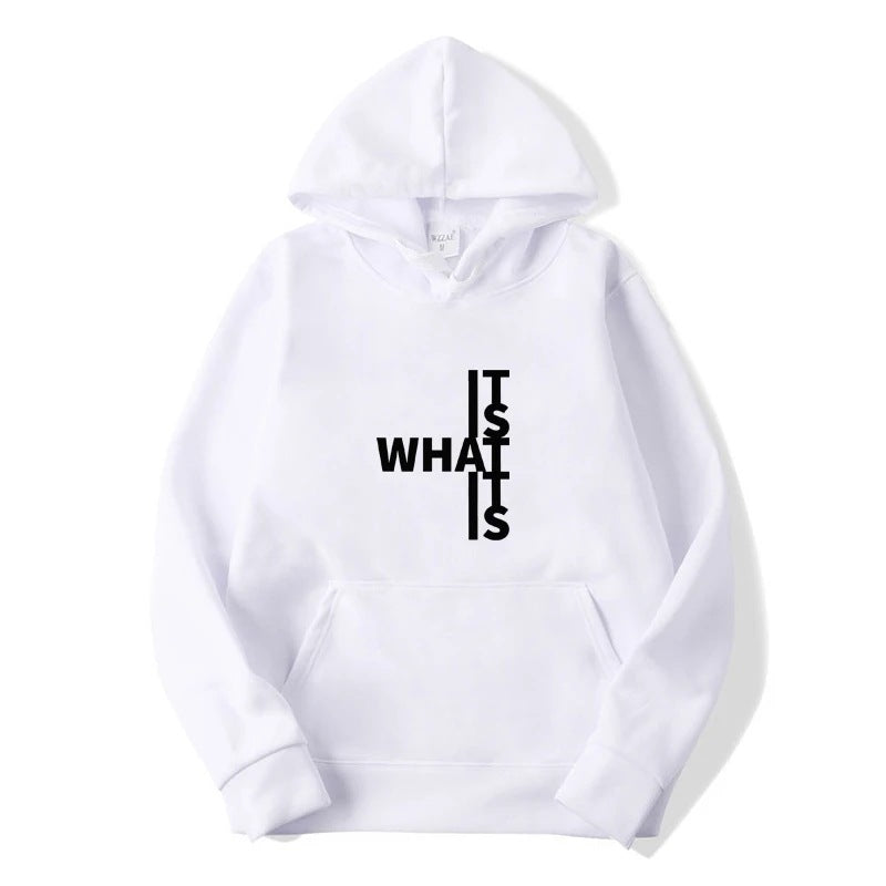 Dames Hoodie Warm met Leuke Statement Tekst Print