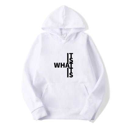 Dames Hoodie Warm met Leuke Statement Tekst Print