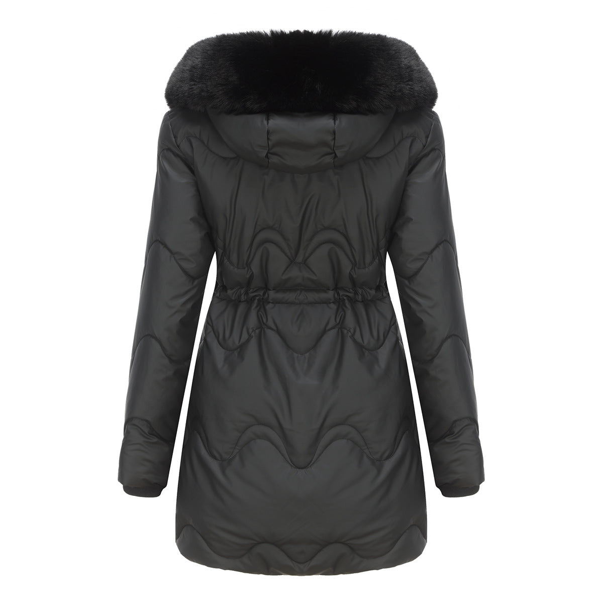 Dames Winterjas Warm Gewatteerd met Afneembare Capuchon