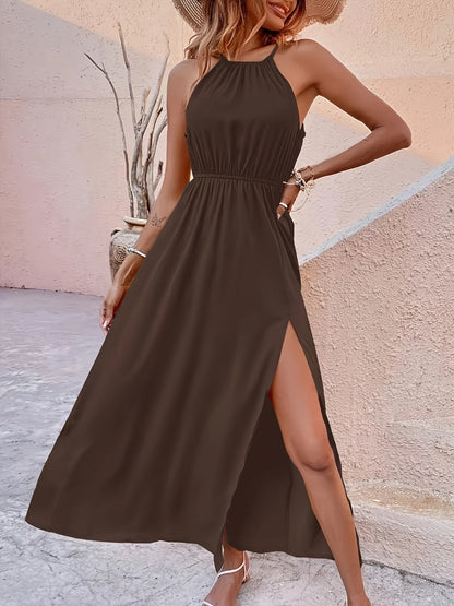 VELANORA - Taille Cami Met Gespleten Dijen