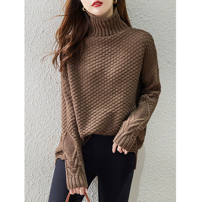Dames Gebreide Coltrui Retro Vintage Stijlvol Elegaat