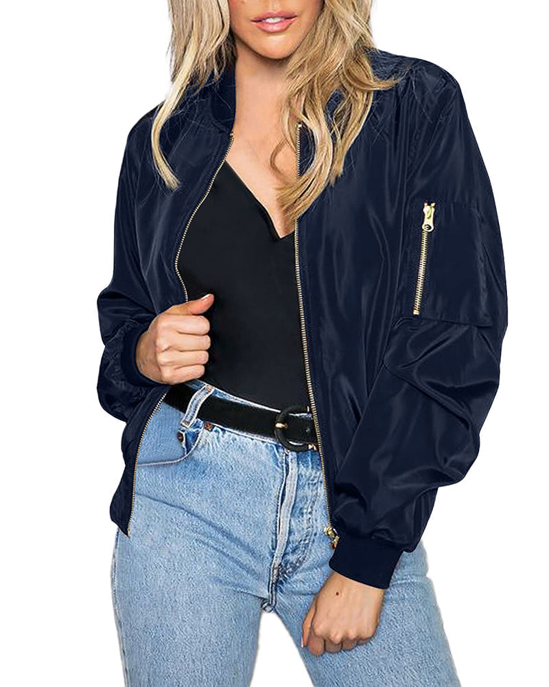 Streetwear Bomberjack Dames Modieus Daniela
