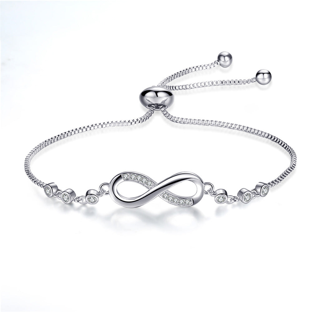 Infinity Armband Verstelbaar Stijlvolle Nova Zilver