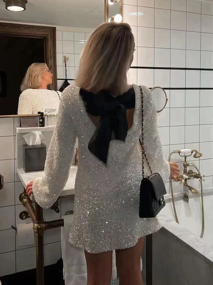 Glinsterende Feestjurk voor Vrouw - Mode Vibes