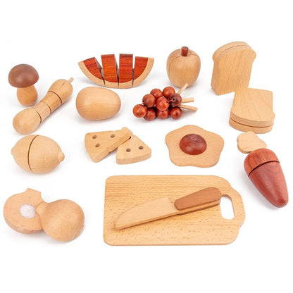 Houten Keukenspeelgoed Set voor Kinderen - Mode Vibes