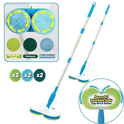 Draadloze Dweil FlexMop Met Oplaadbaar Batterij - Mode Vibes