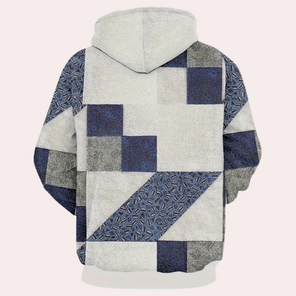Geruite Hoodie Heren Trendy Cedric