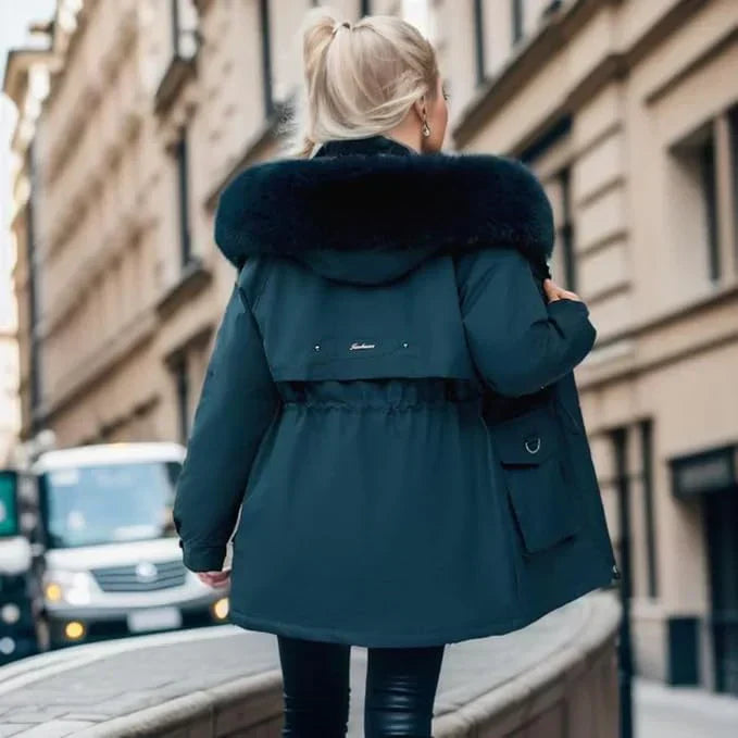 Elegante Winterjas voor Vrouw Warm en Stijlvol