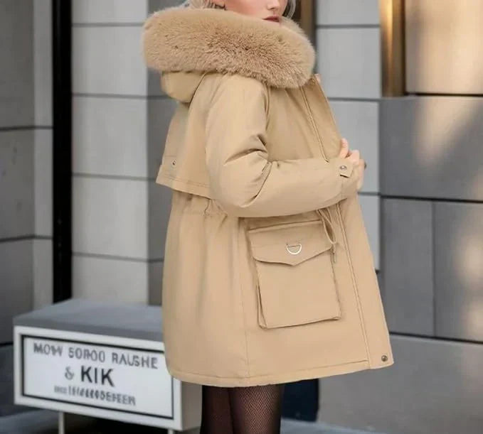 Elegante Winterjas voor Vrouw Warm en Stijlvol
