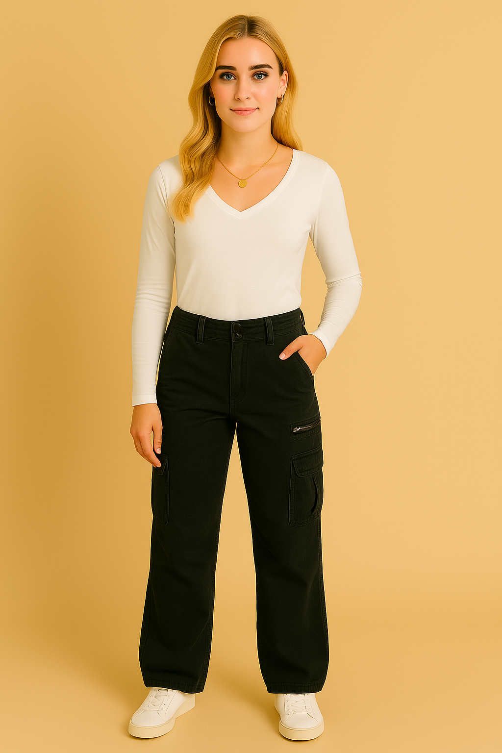 Dames Cargo Broek met Veel Zakken Andrea