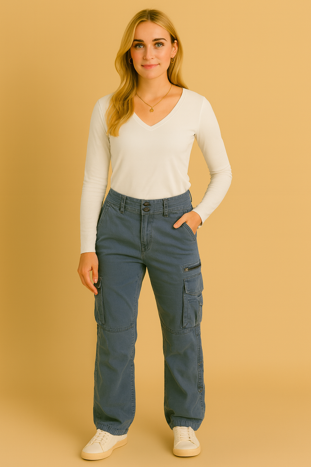 Dames Cargo Broek met Veel Zakken Andrea