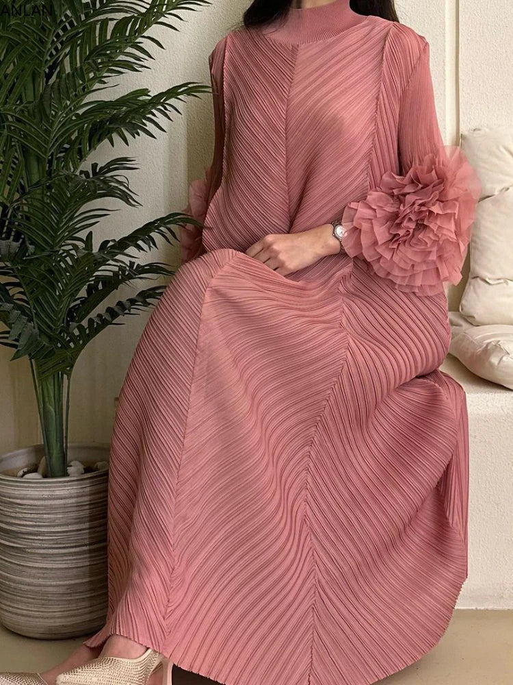 Maxi-Jurk Elegante Wijdvallend voor Vrouw