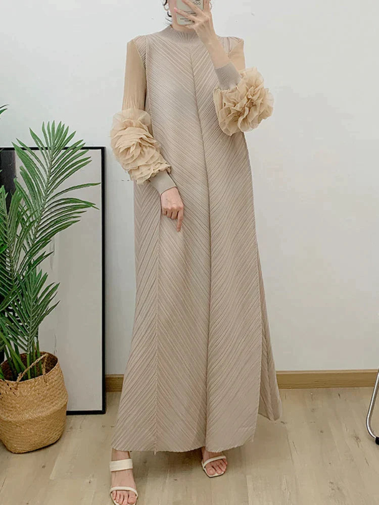Maxi-Jurk Elegante Wijdvallend voor Vrouw