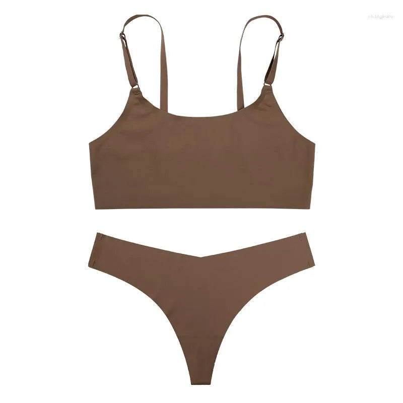 Comfortabele Naadloze Lingerie Set voor Elke Dag