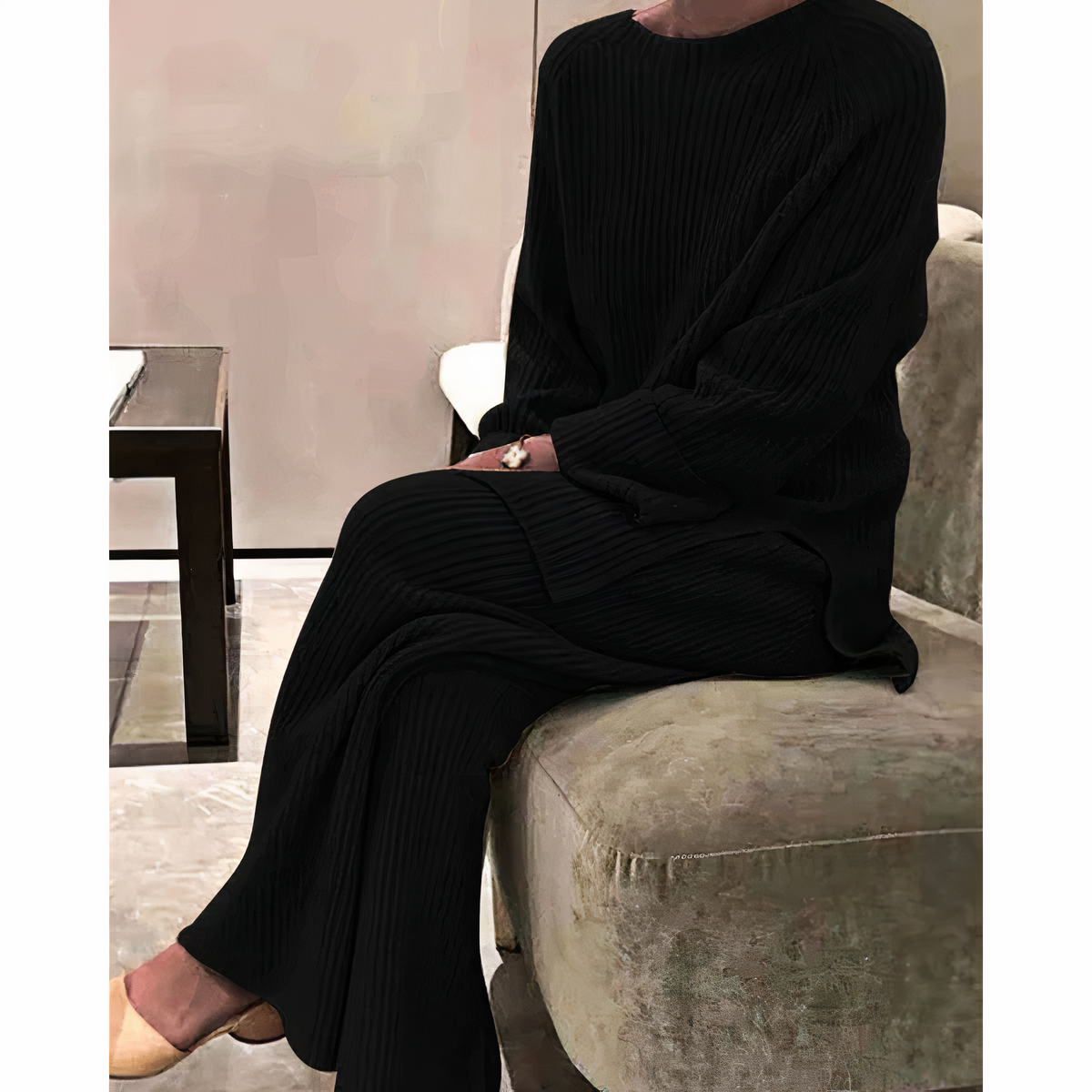 Melissa | maglione e pantaloni in maglia
