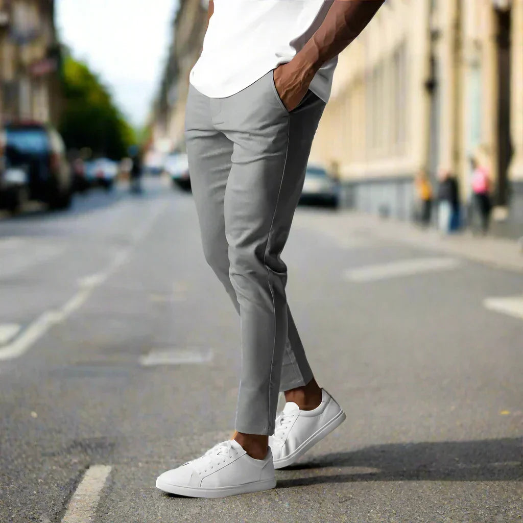 Stretch Broek Slim Fit voor Mannen Stijlvol Design