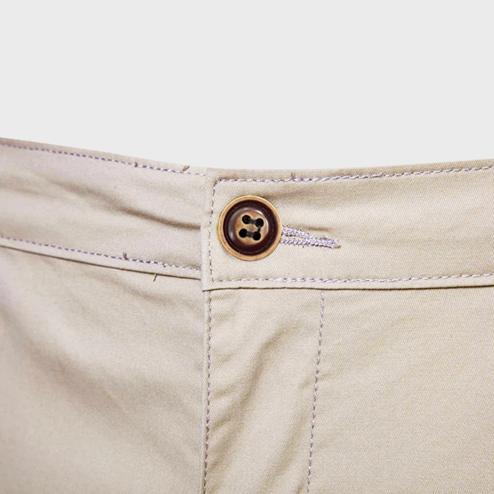 Heren Chino Short Elastische Broek Casual Korte Broek