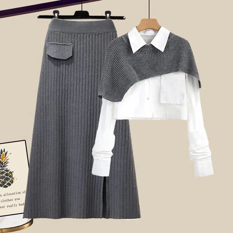 Gebreide Outfit voor Vrouw Modieus en Stijlvol - Mode Vibes