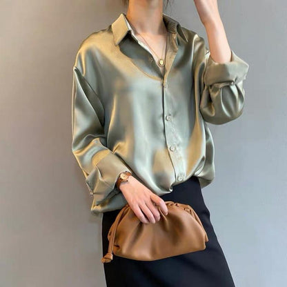 Zijden Blouse voor Dames Klassiek en Elegant