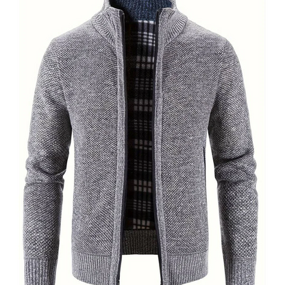 Abe Heren Vest met Rits | Zacht Gebreid, Tijdloos Design 3
