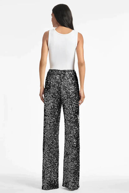 Glitter Broek Glimmend Feestkleding voor Vrouw