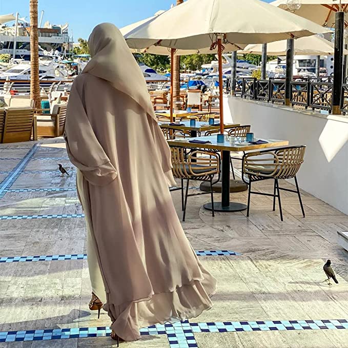 Moslim Abaya met Hijab Lichtgewicht en Stijlvol