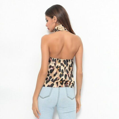 Halter Top Vrouw Zomerse Jurk Blouse