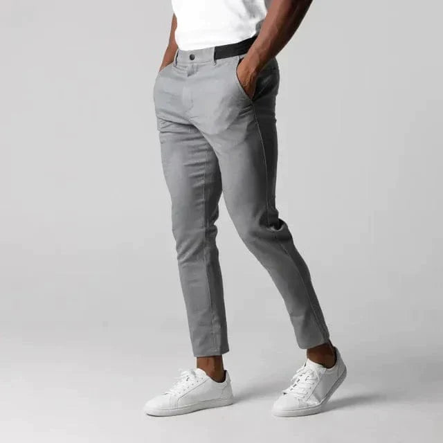 Slimme Chino Broek voor Mannen Sebastiaan Zwart