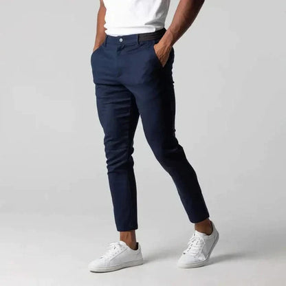Slimme Chino Broek voor Mannen Sebastiaan Zwart