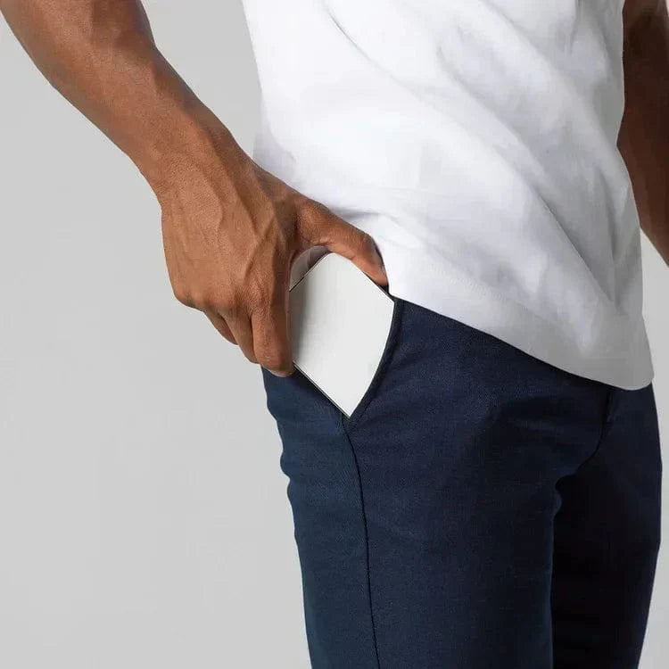 Slimme Chino Broek voor Mannen Sebastiaan Zwart
