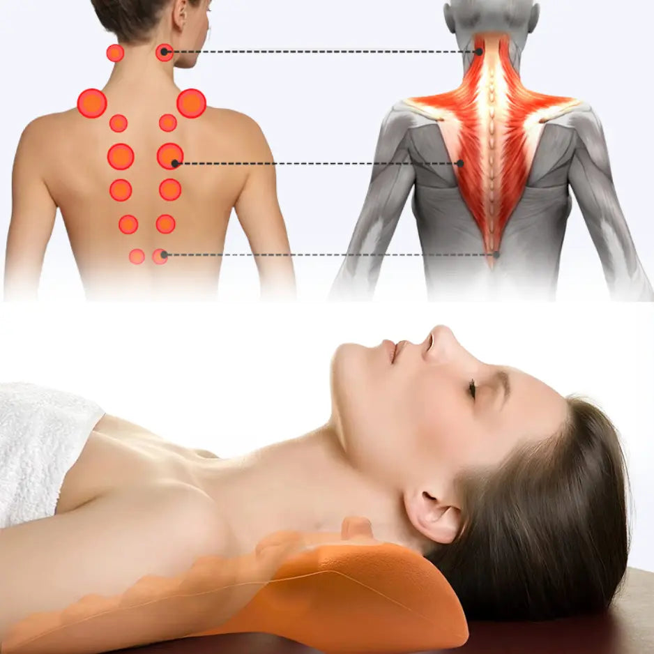 Nek en Schouder Massage Roller TrapiRelief Acupressuur Tool