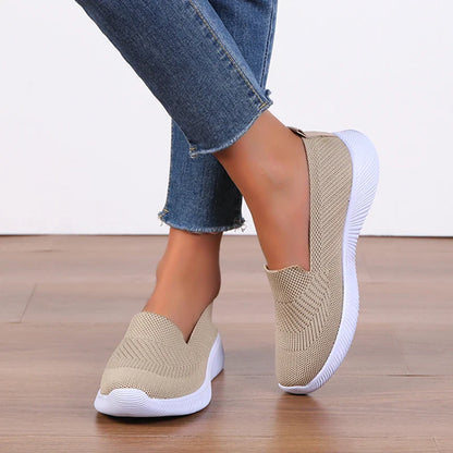 ComfortKnit Zomer Slip-On Sneakers
