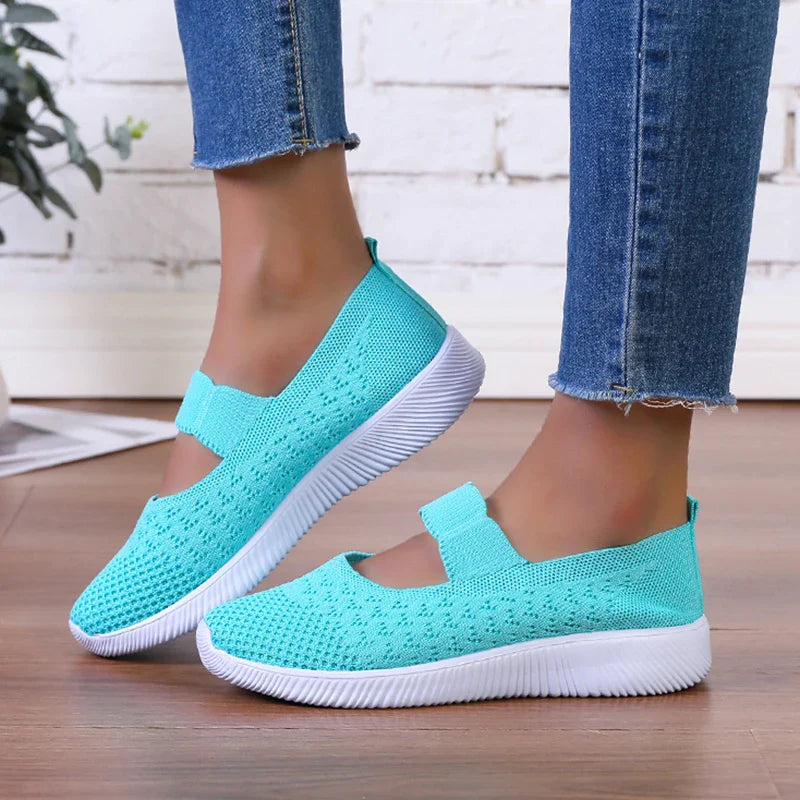 ComfortKnit Zomer Slip-On Sneakers