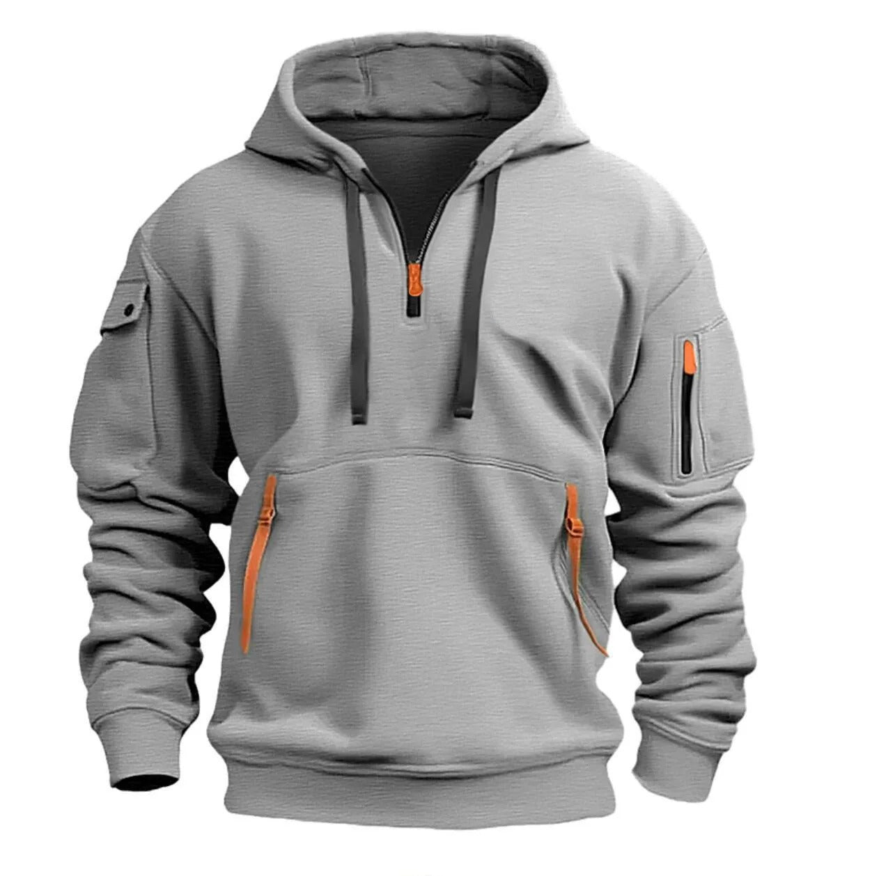Adriaan | Zwarte Hoodie Heren – Stijlvol, Comfortabel & Ademend 4