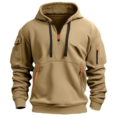 Adriaan | Zwarte Hoodie Heren – Stijlvol, Comfortabel & Ademend 5