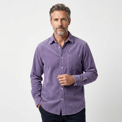 Adriano | Zacht Corduroy Regular Fit Heren Overhemd 2
