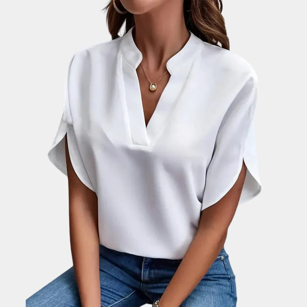 Vrouwen Zomerblouse Luchtig en Los