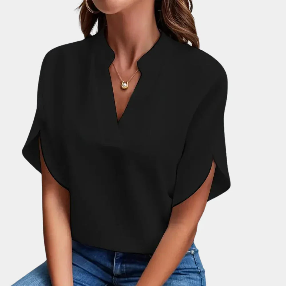 Vrouwen Zomerblouse Luchtig en Los - Mode Vibes