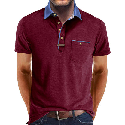 Alden | Heren Poloshirt – Modieuze Kraag, Praktische Borstzak & Ademend 0