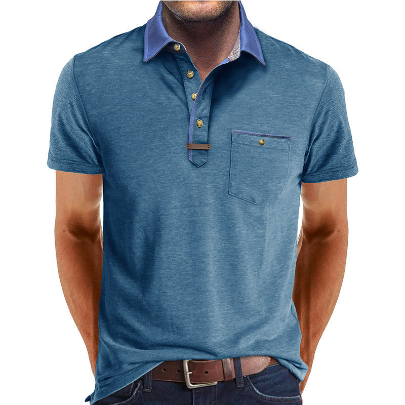 Alden | Heren Poloshirt – Modieuze Kraag, Praktische Borstzak & Ademend 1