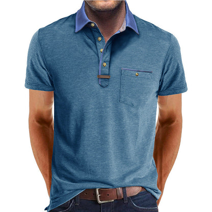 Alden | Heren Poloshirt – Modieuze Kraag, Praktische Borstzak & Ademend 1