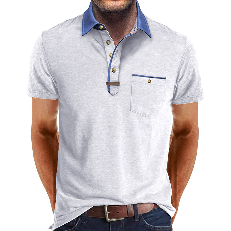 Alden | Heren Poloshirt – Modieuze Kraag, Praktische Borstzak & Ademend 4