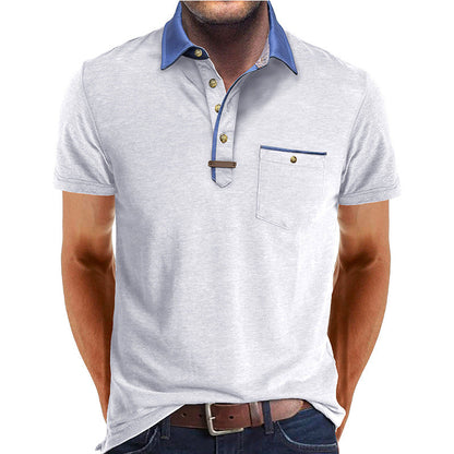 Alden | Heren Poloshirt – Modieuze Kraag, Praktische Borstzak & Ademend 4
