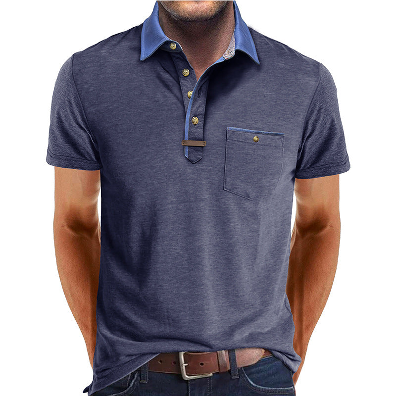 Alden | Heren Poloshirt – Modieuze Kraag, Praktische Borstzak & Ademend 6
